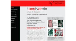 Desktop Screenshot of kunstverein-ellwangen.de